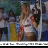 Rebecca Colefax Pro World Tour Champion 2003